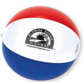 Red/ White & Blue Beach Ball (12")